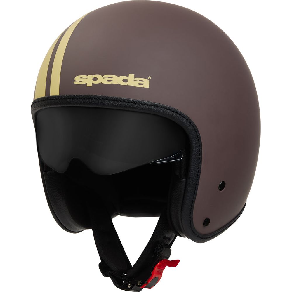 Spada Ace Command Open Face Helmet Matt Brown - ThrottleChimp