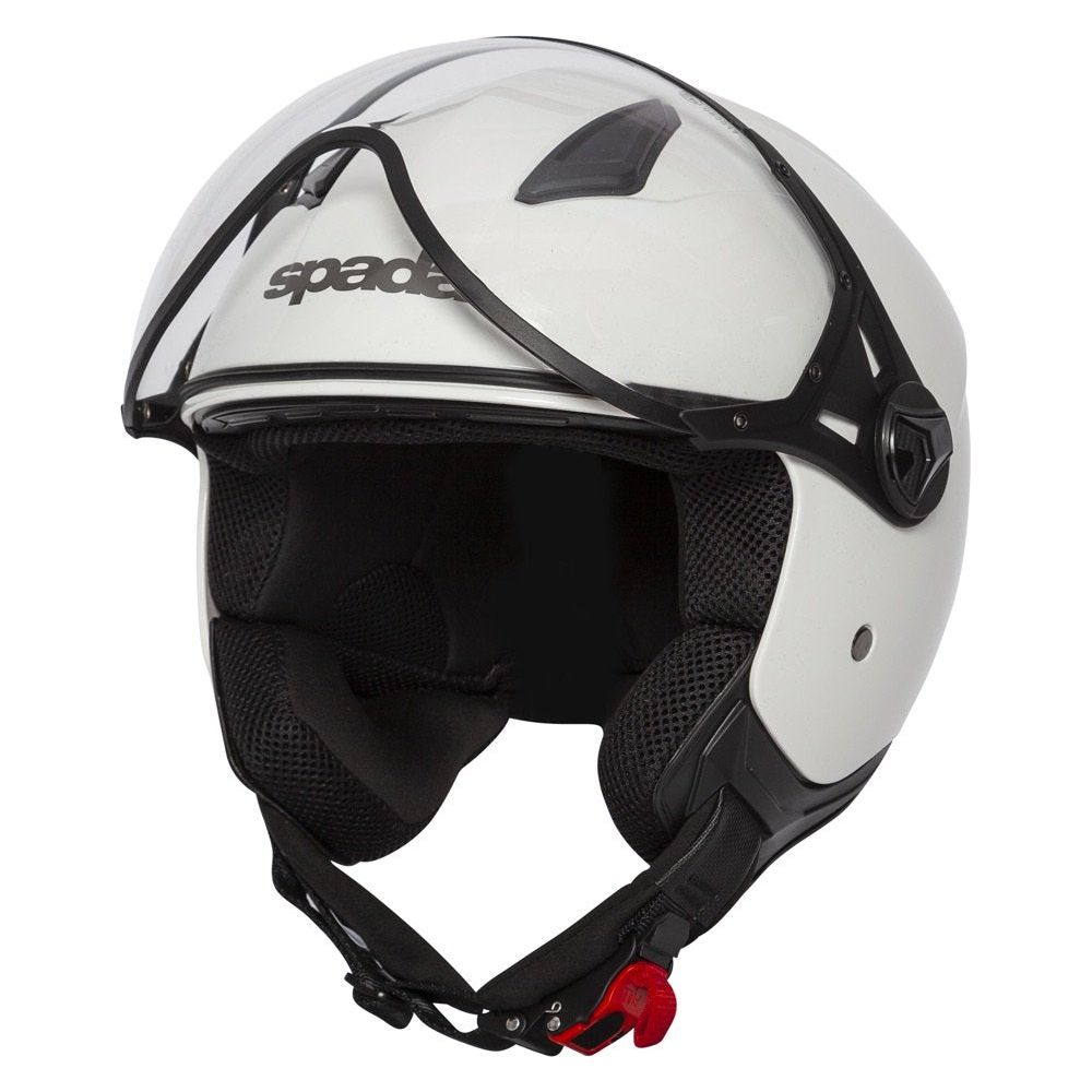 Spada Hellion 06 Open Face Helmet White FREE 1 YEAR Returns, FREE UK Delivery | ThrottleChimp