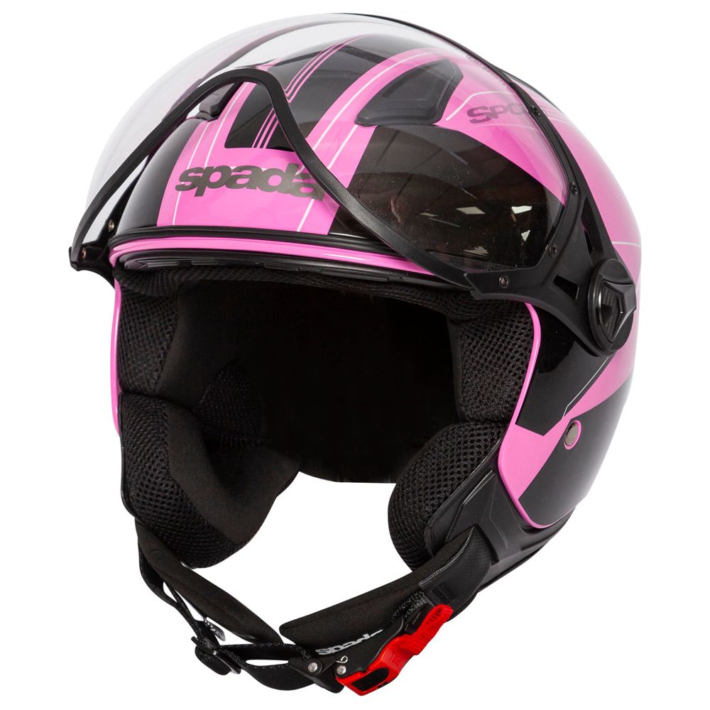 Spada Hellion 06 Open Face Helmet Twist Pink - ThrottleChimp