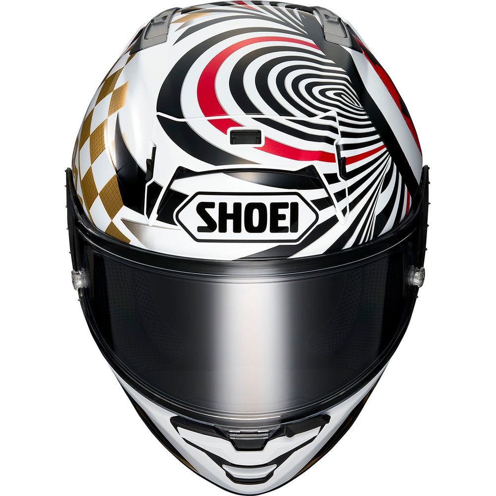 Shoei X-SPR Pro Motegi 4 Full Face Helmet White (Image 3) - ThrottleChimp