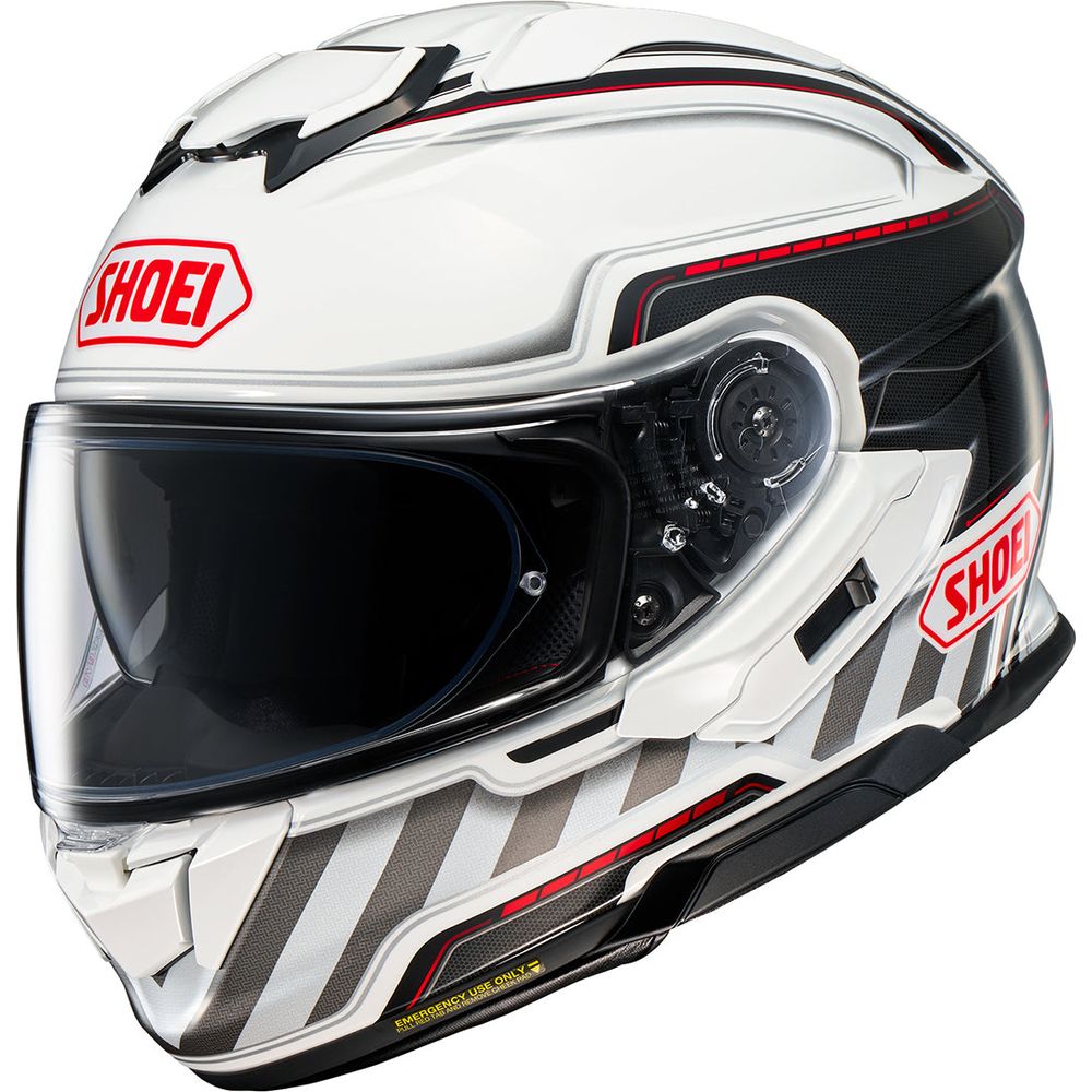 Shoei GT Air 3 Discipline TC6 Full Face Helmet White FREE 1 YEAR Returns, FREE UK Delivery | ThrottleChimp