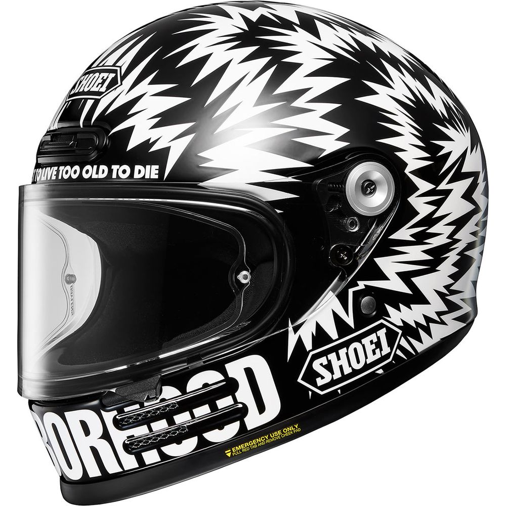 Shoei Glamster 06 Neighborhood TC5 Full Face Helmet Matt Black - ThrottleChimp