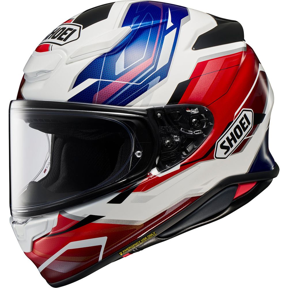 Shoei NXR2 Capriccio TC10 Full Face Helmet White FREE 1 YEAR Returns, FREE UK Delivery | ThrottleChimp