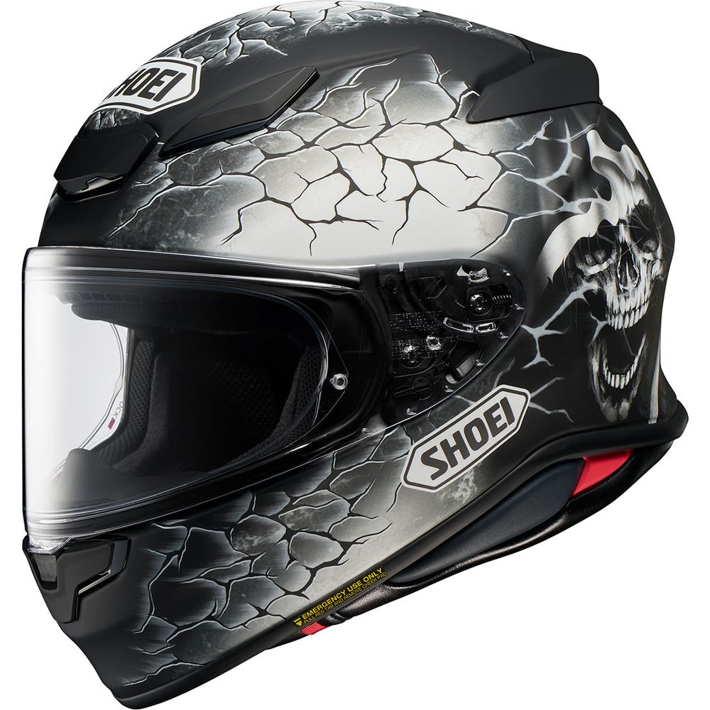 Shoei NXR2 Gleam TC5 Full Face Helmet Grey FREE 1 YEAR Returns, FREE UK Delivery | ThrottleChimp