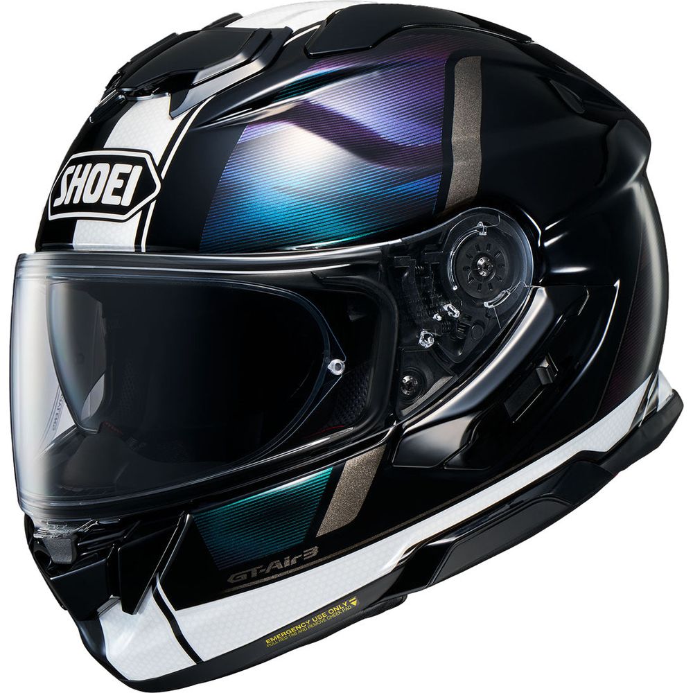 Shoei GT Air 3 Scenario TC5 Full Face Helmet Black FREE 1 YEAR Returns, FREE UK Delivery | ThrottleChimp