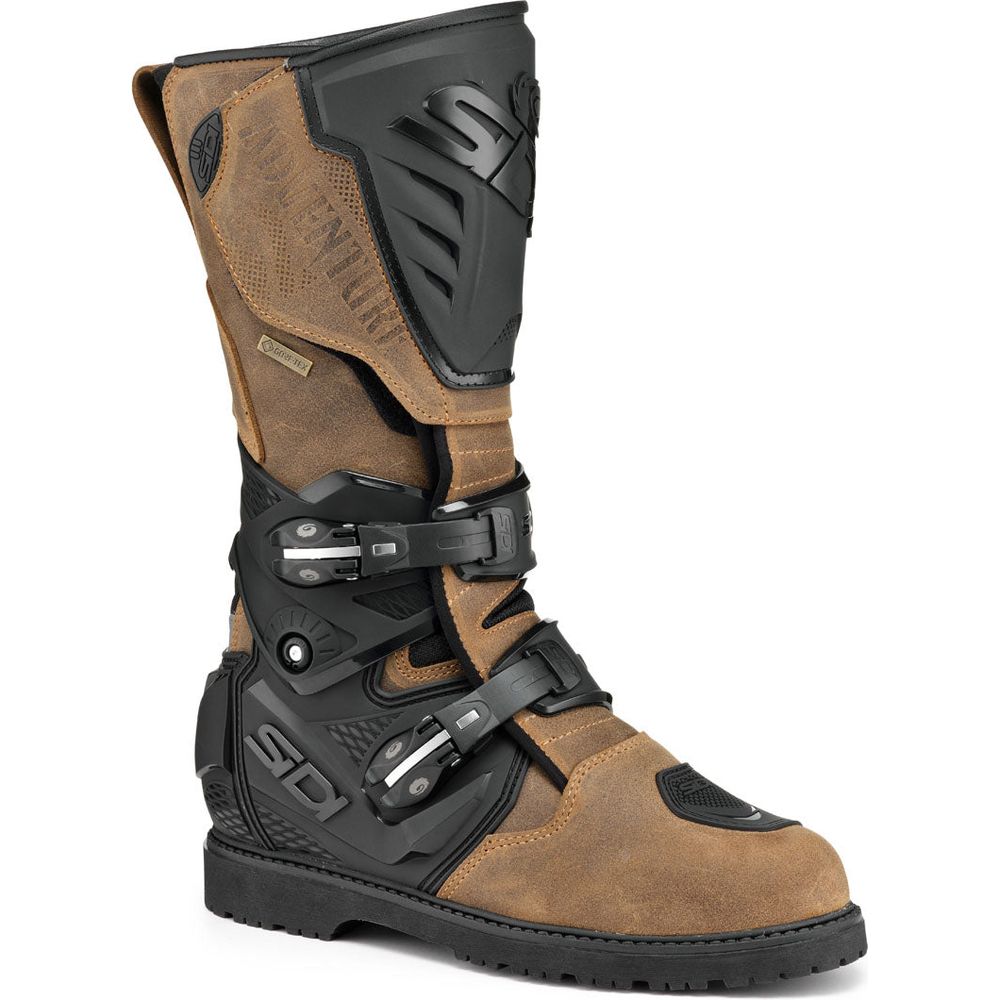 Sidi Adventure 2 Gore-Tex CE Boots Tobacco FREE 1 YEAR Returns, FREE UK Delivery | ThrottleChimp