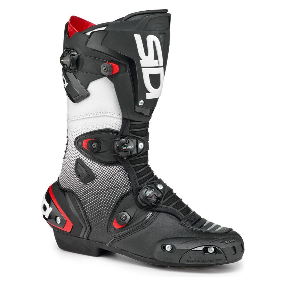 Sidi Mag 1 CE Boots Black / White - ThrottleChimp