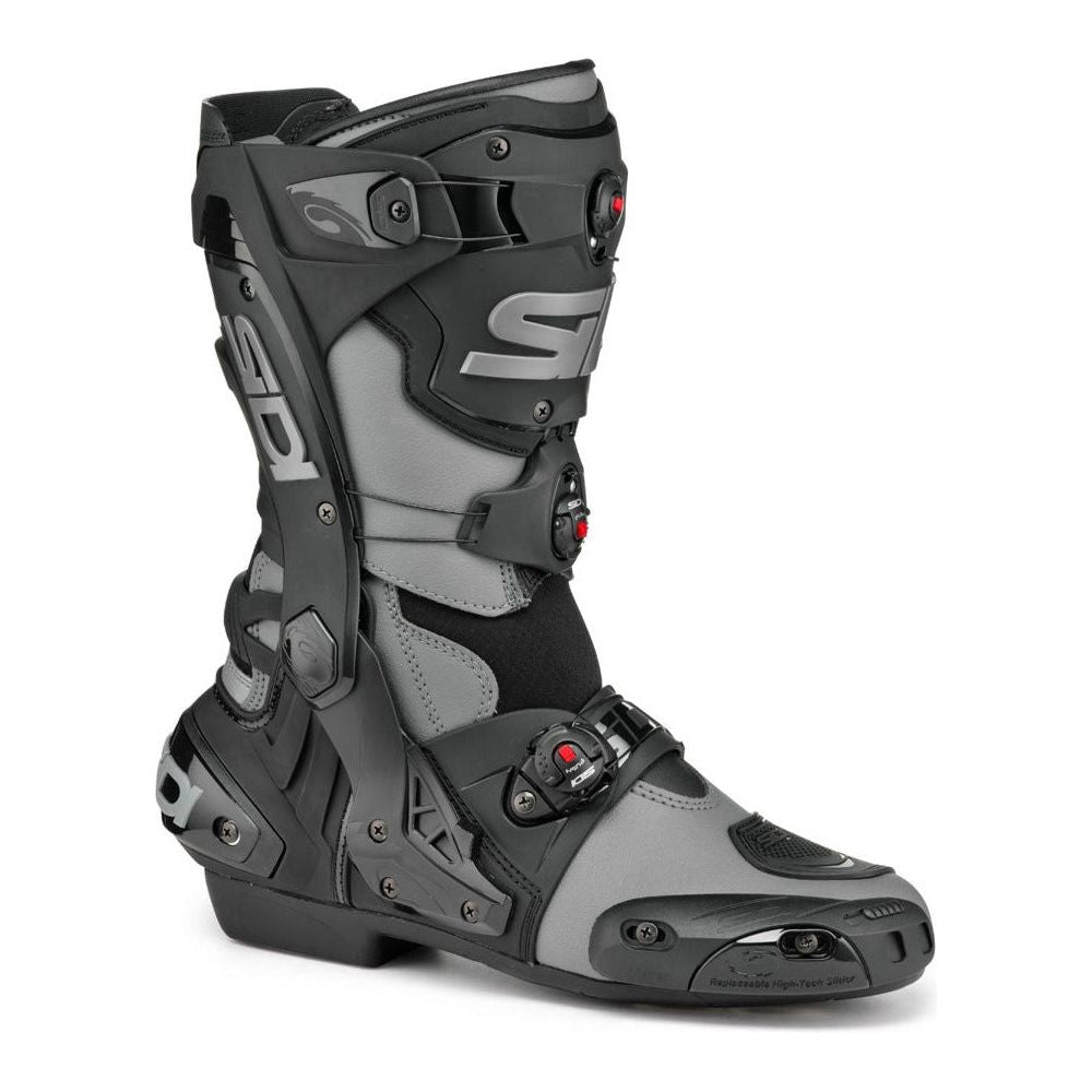 Sidi Rex CE Boots Black / Grey - ThrottleChimp