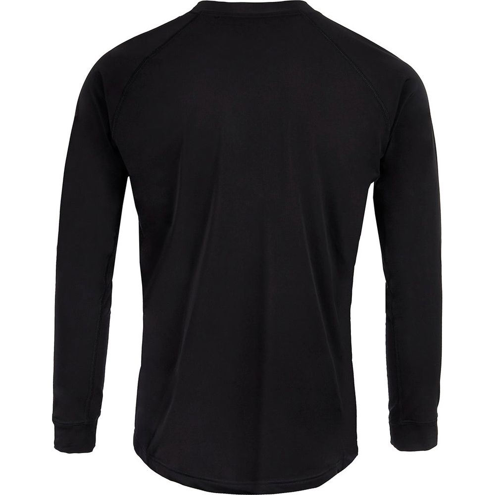 Spada Crucible Crew Long Sleeves Base Layer T-Shirt Black / Petrol (Image 3) - ThrottleChimp