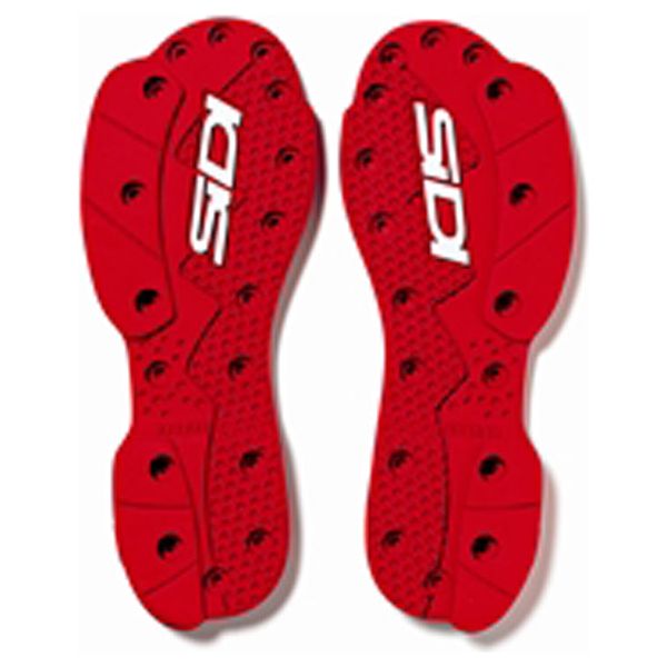 Sidi SMS Supermoto Soles Red FREE 1 YEAR Returns, FREE UK Delivery | ThrottleChimp