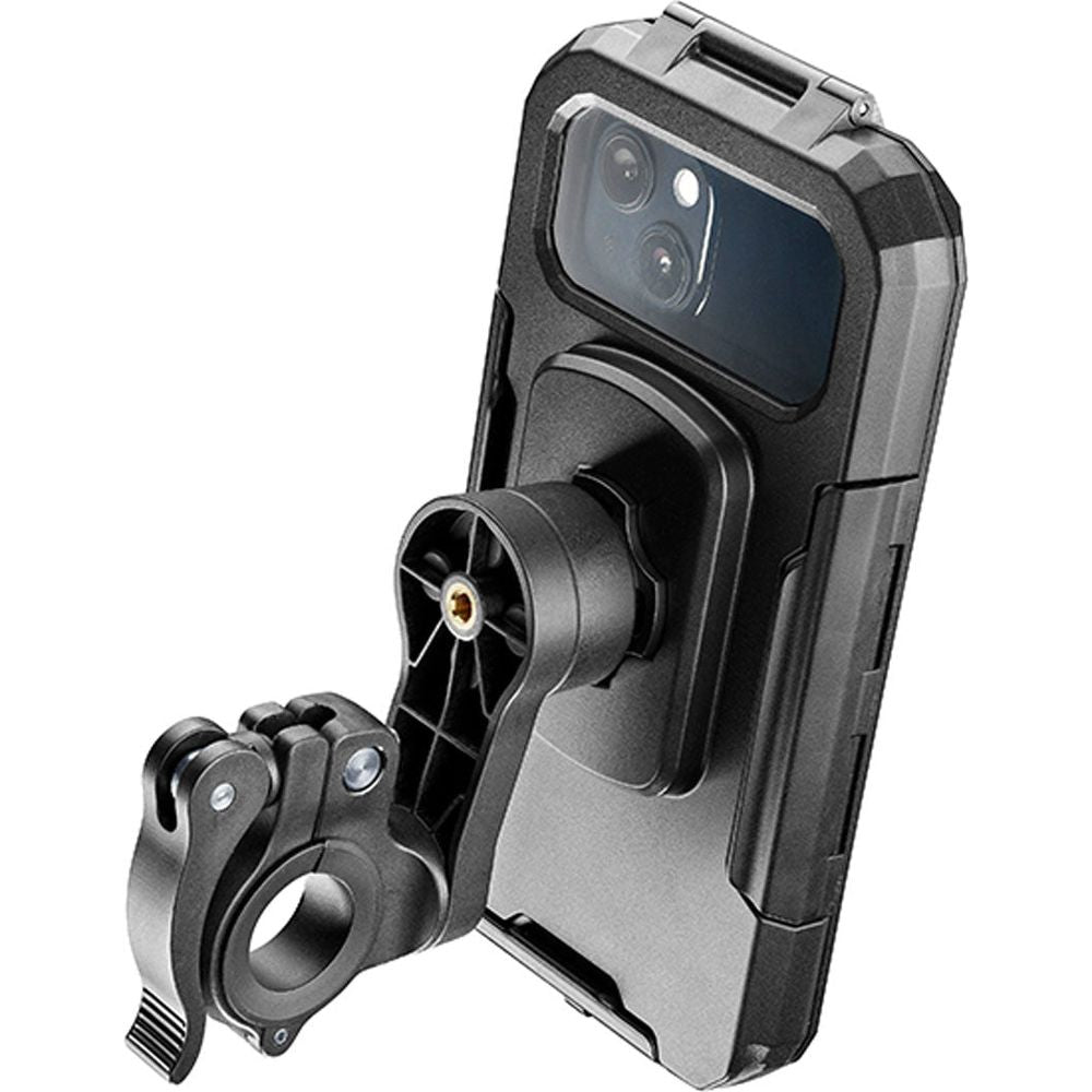 Interphone 6.5 Quiklox Armor Pro Case Black With Handlebar Mount FREE 1 YEAR Returns, FREE UK Delivery | ThrottleChimp