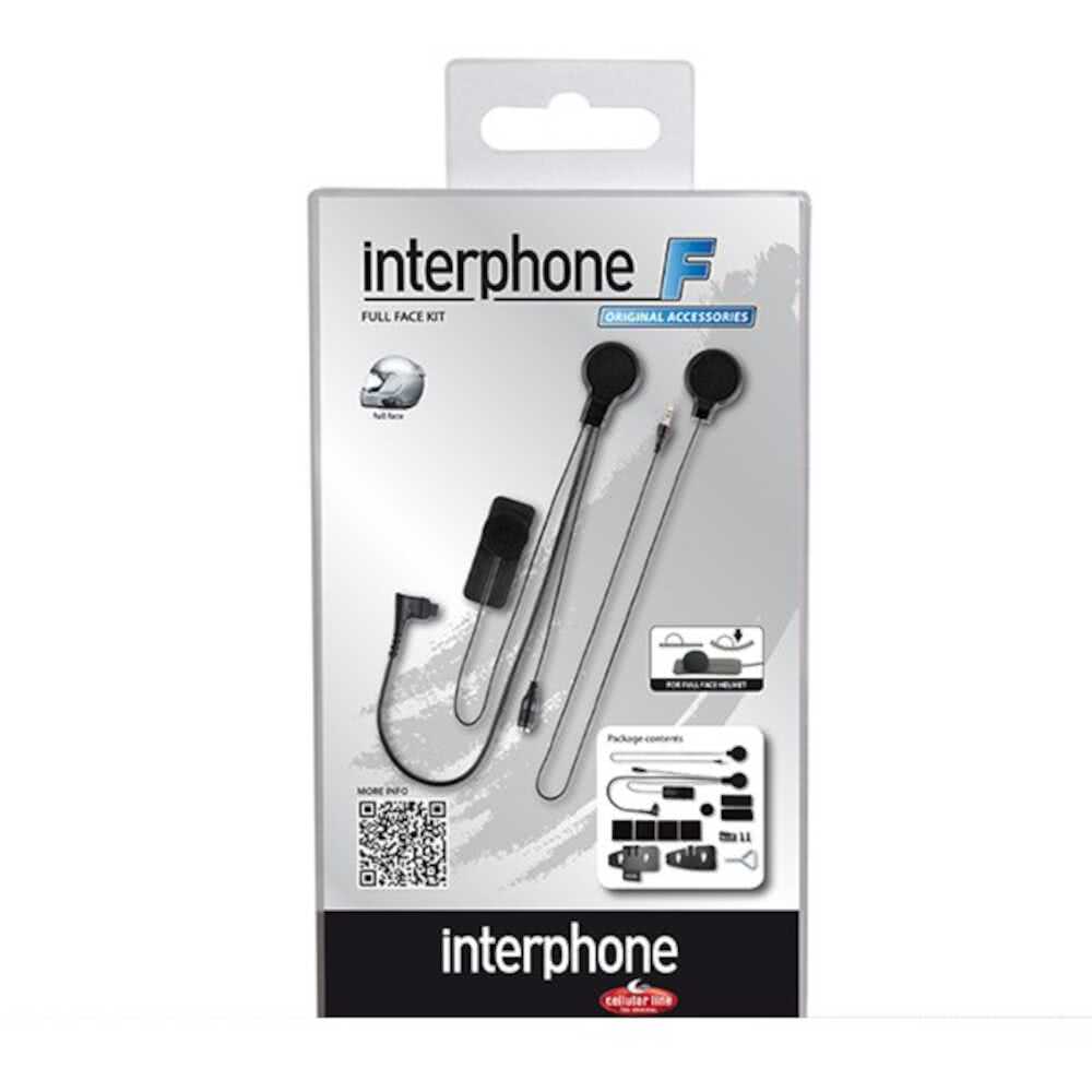 Interphone F4 Full Face Kit FREE 1 YEAR Returns, FREE UK Delivery | ThrottleChimp