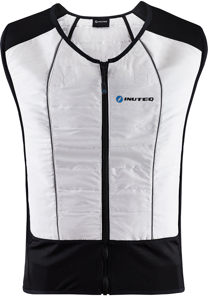 Inuteq Bodycool Hybrid 2-In-1 Vest Only White / Black FREE 1 YEAR Returns, FREE UK Delivery | ThrottleChimp