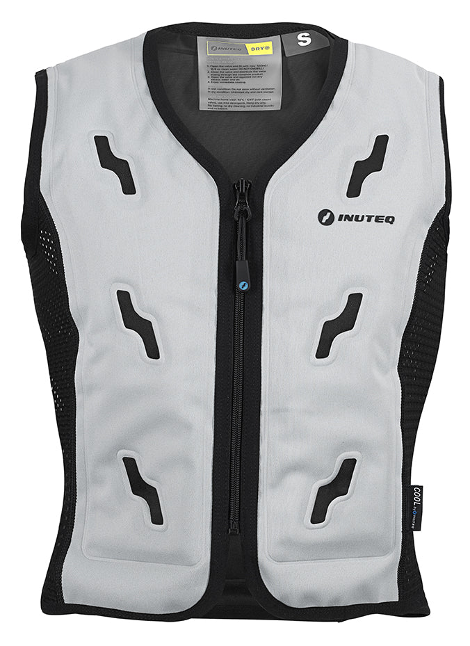 Inuteq Bodycool Smart-X Vest Silver / Grey FREE 1 YEAR Returns, FREE UK Delivery | ThrottleChimp