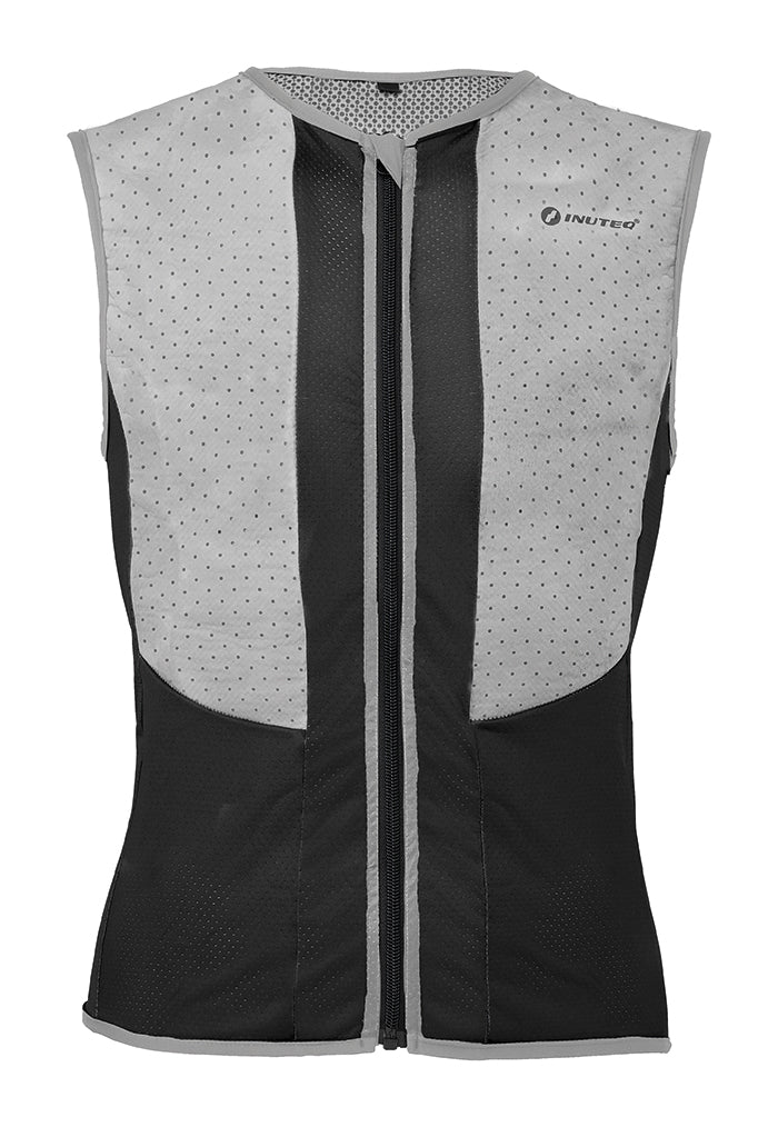 Inuteq Bodycool Xtreme Vest Black / Grey FREE 1 YEAR Returns, FREE UK Delivery | ThrottleChimp