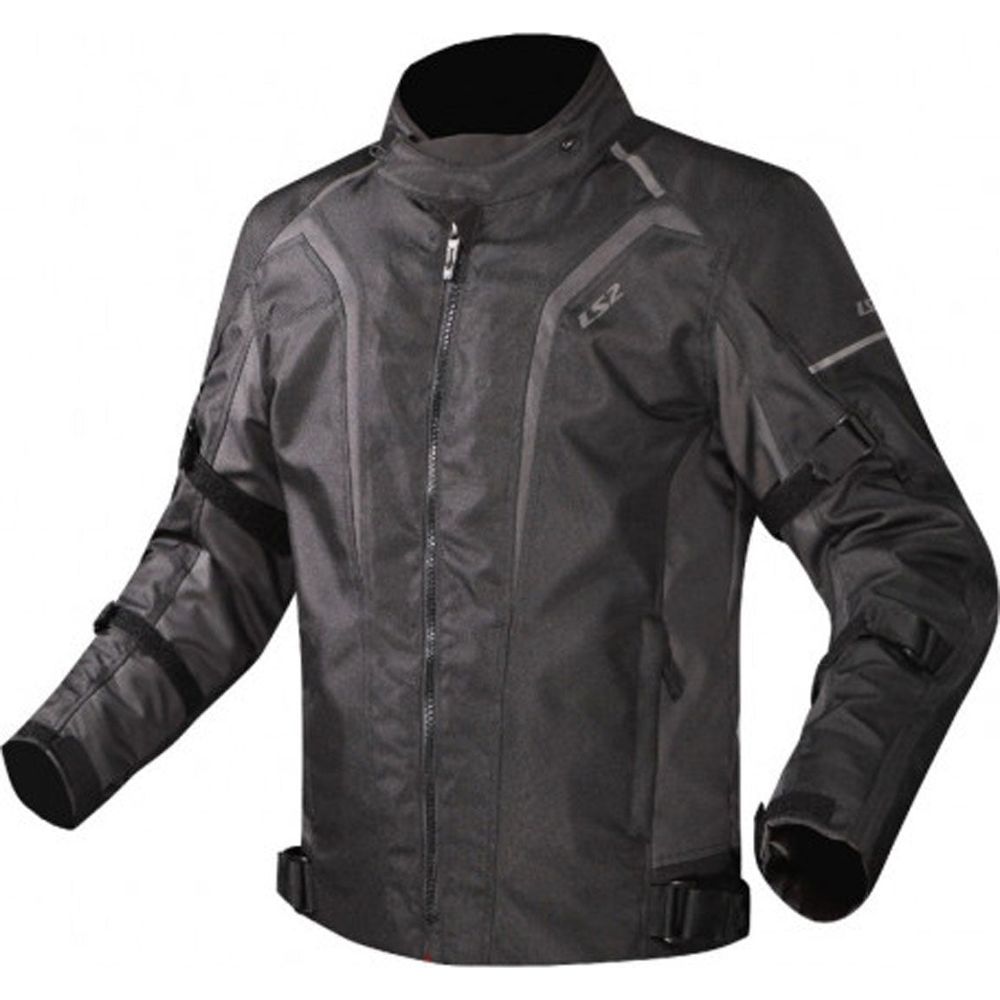 LS2 Sepang Ladies Textile Jacket Black / Dark Grey - ThrottleChimp