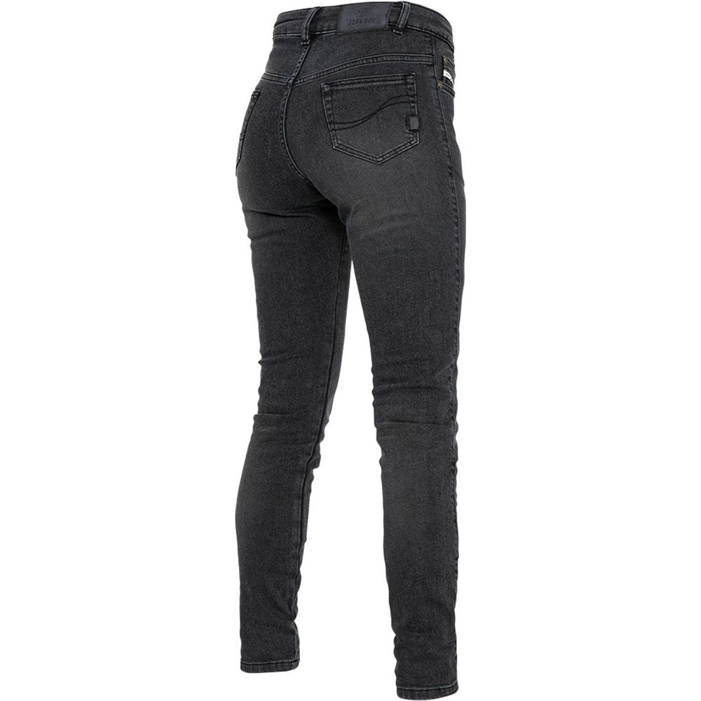 John Doe Jane High Mono Ladies Riding Denim Jeans With XTM Fiber Used Black