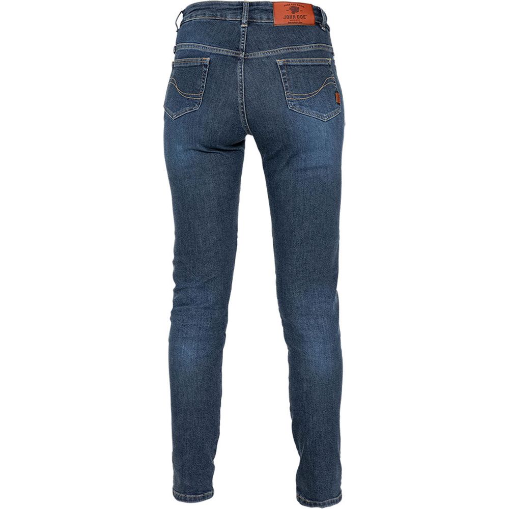 John Doe Jane High Mono Ladies Riding Denim Jeans With XTM Fiber Indigo