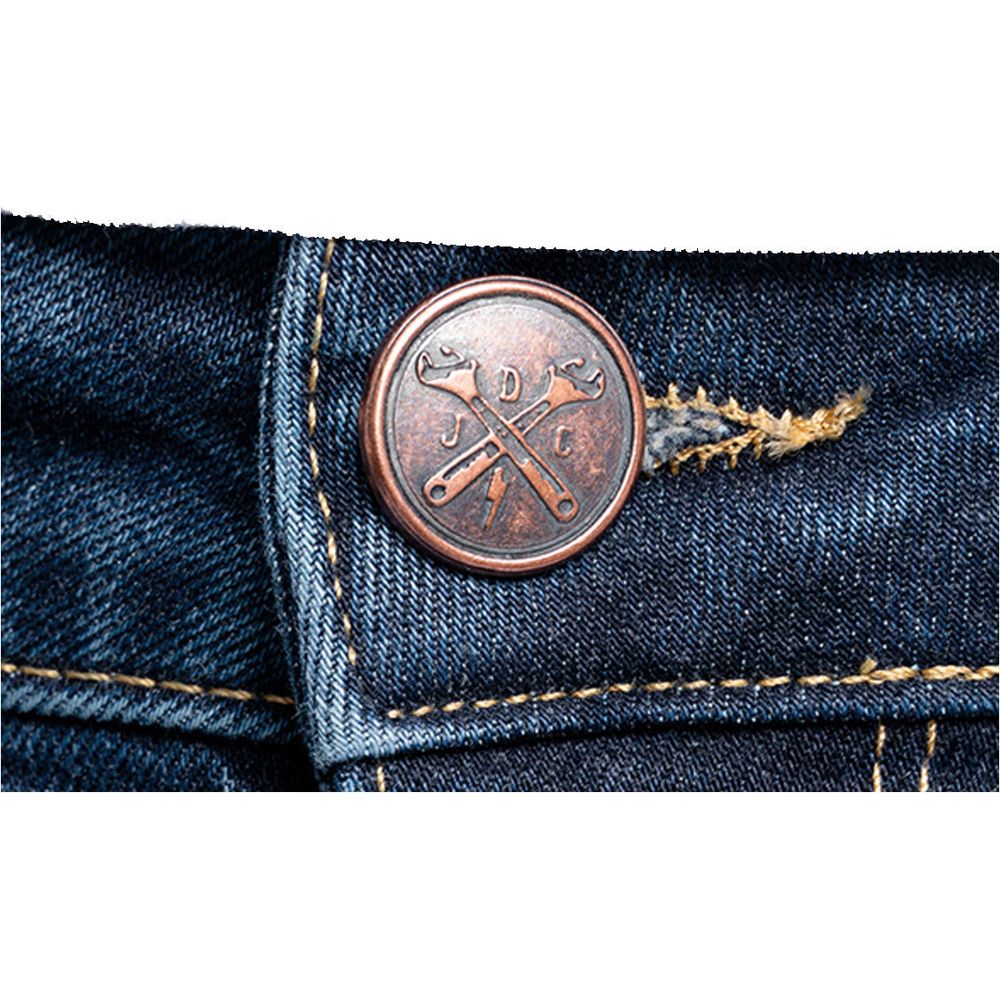 John Doe Pioneer Mono Riding Denim Jeans With XTM Fiber Indigo FREE 1 YEAR Returns, FREE UK Delivery | ThrottleChimp