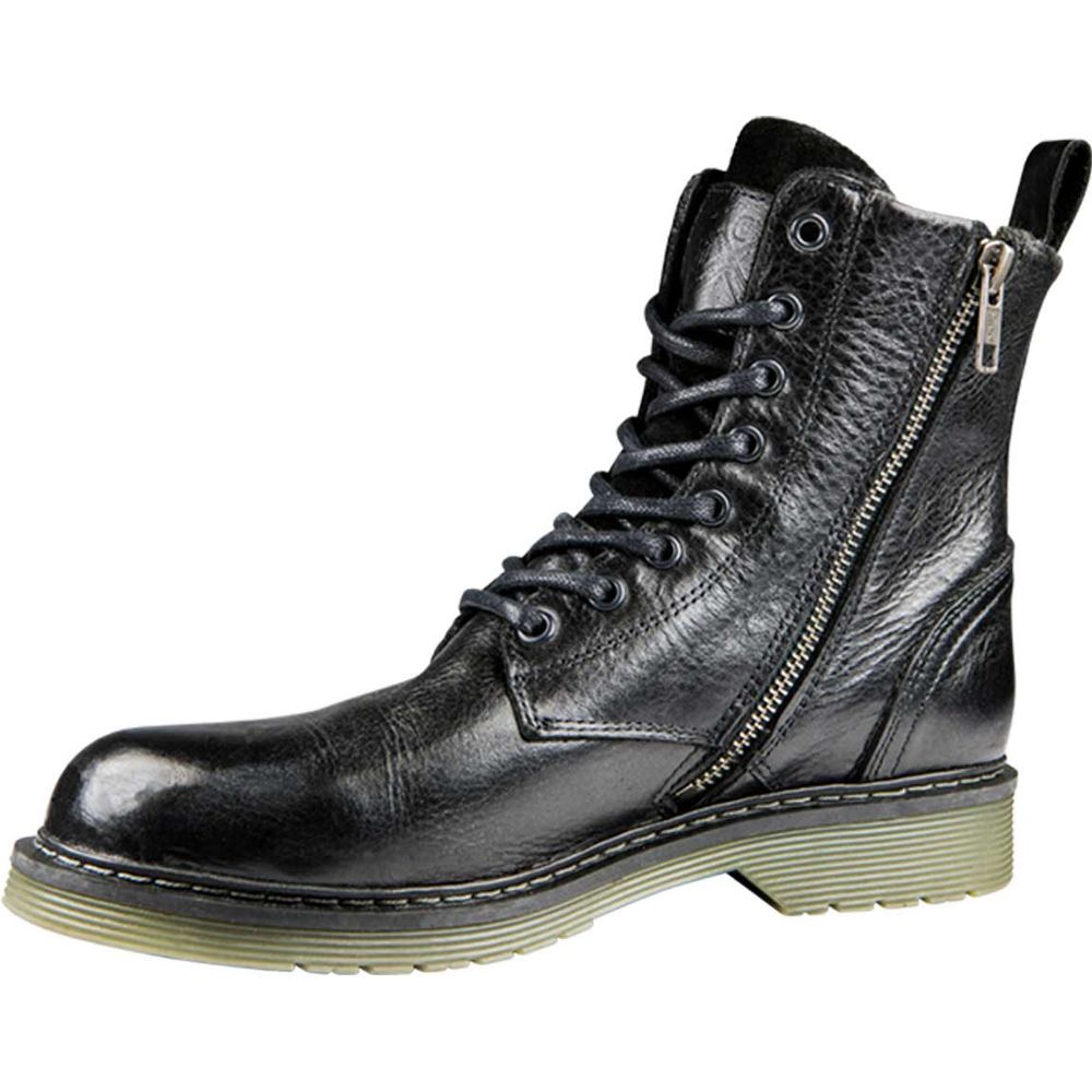 John Doe Sixty Leather Boots Black