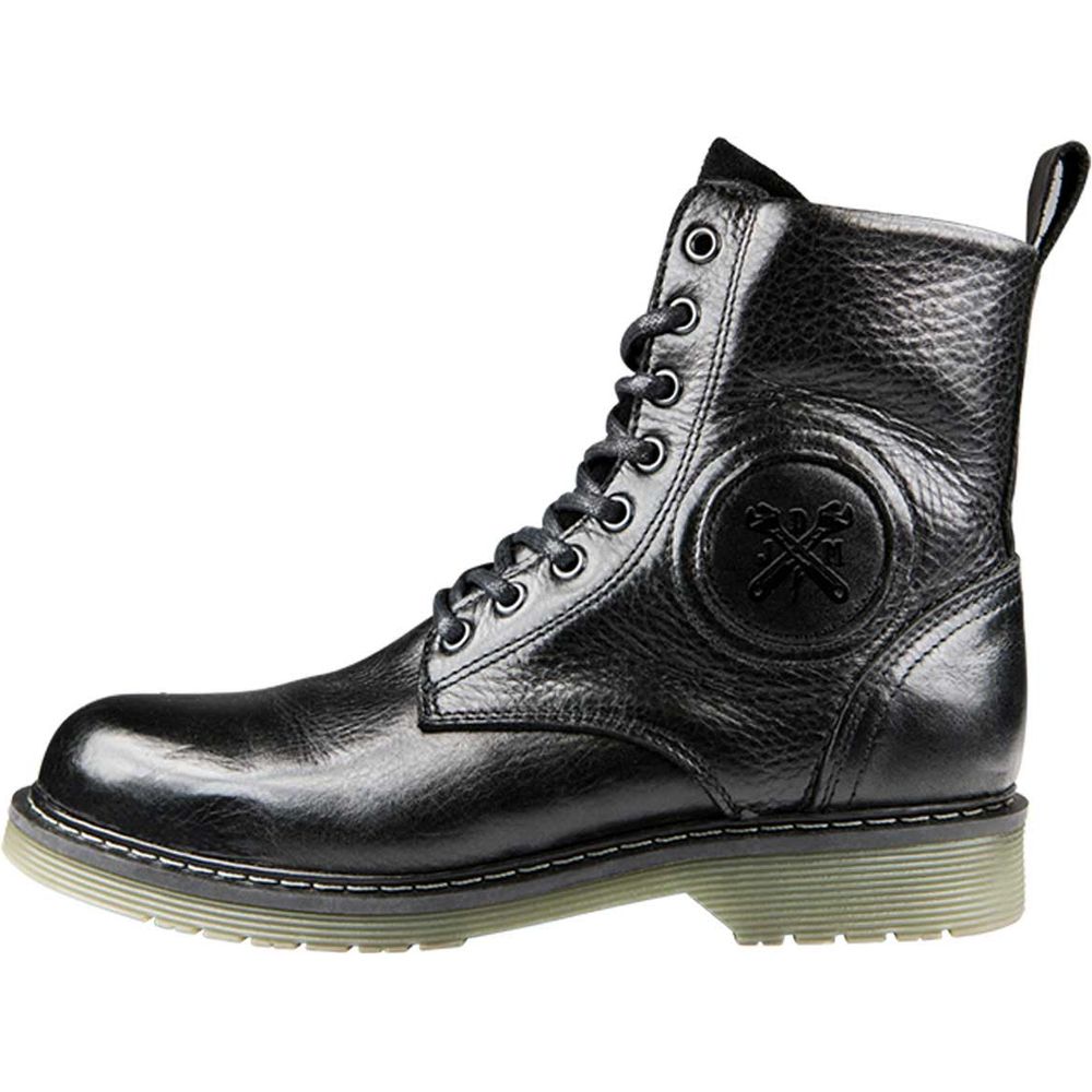 John Doe Sixty Leather Boots Black FREE 1 YEAR Returns, FREE UK Delivery | ThrottleChimp