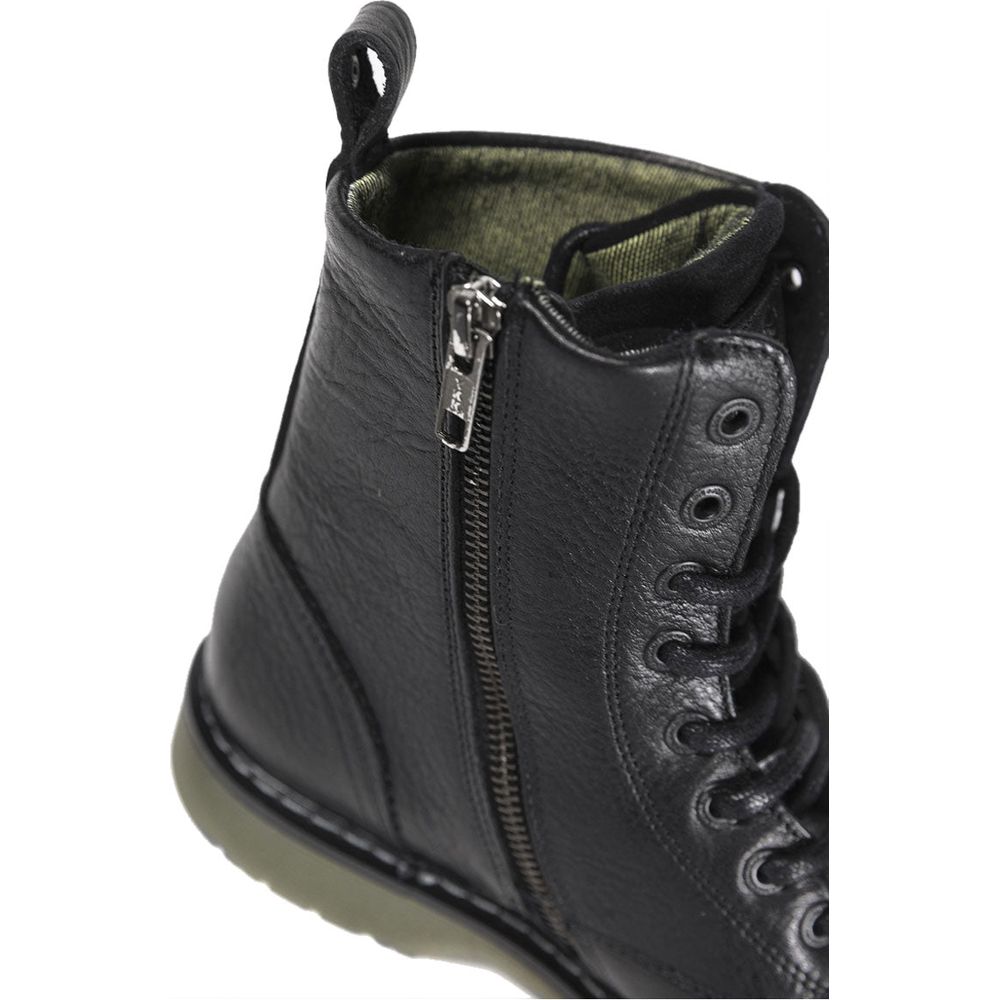 John Doe Sixty Budapest Leather Boots Black