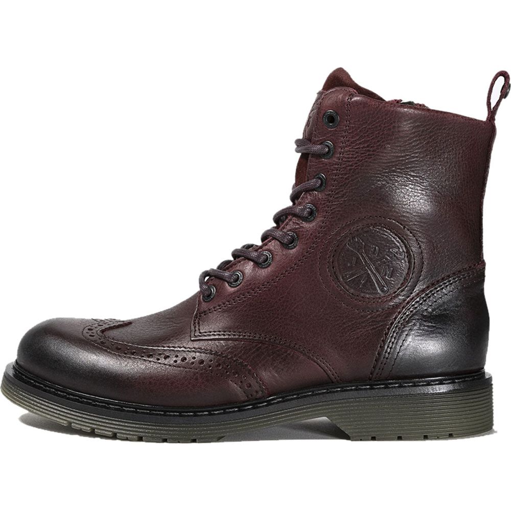 John Doe Sixty Budapest Leather Boots Bordeaux