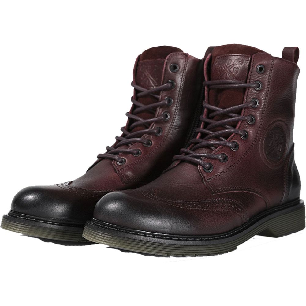 John Doe Sixty Budapest Leather Boots Bordeaux