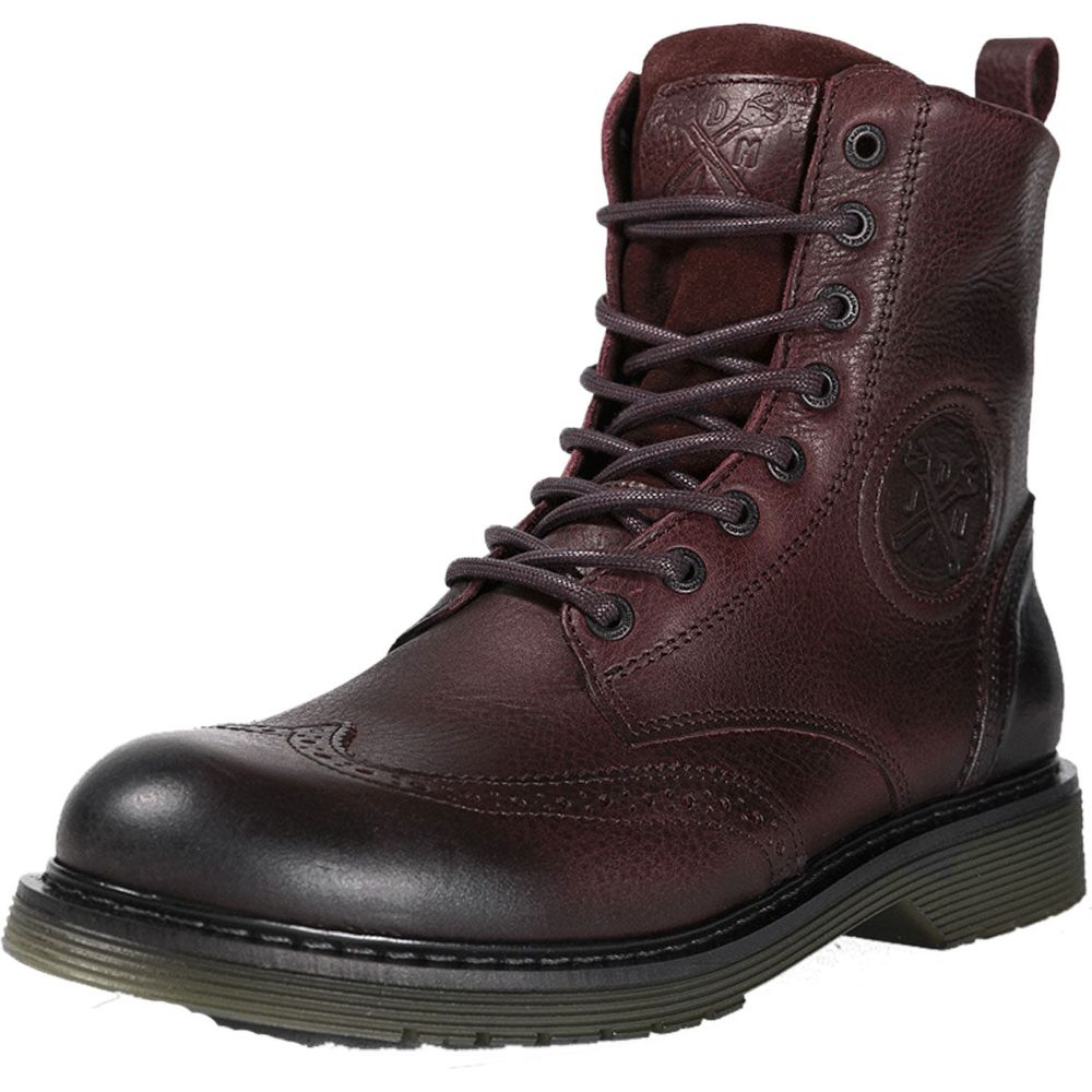 John Doe Sixty Budapest Leather Boots Bordeaux FREE 1 YEAR Returns, FREE UK Delivery | ThrottleChimp