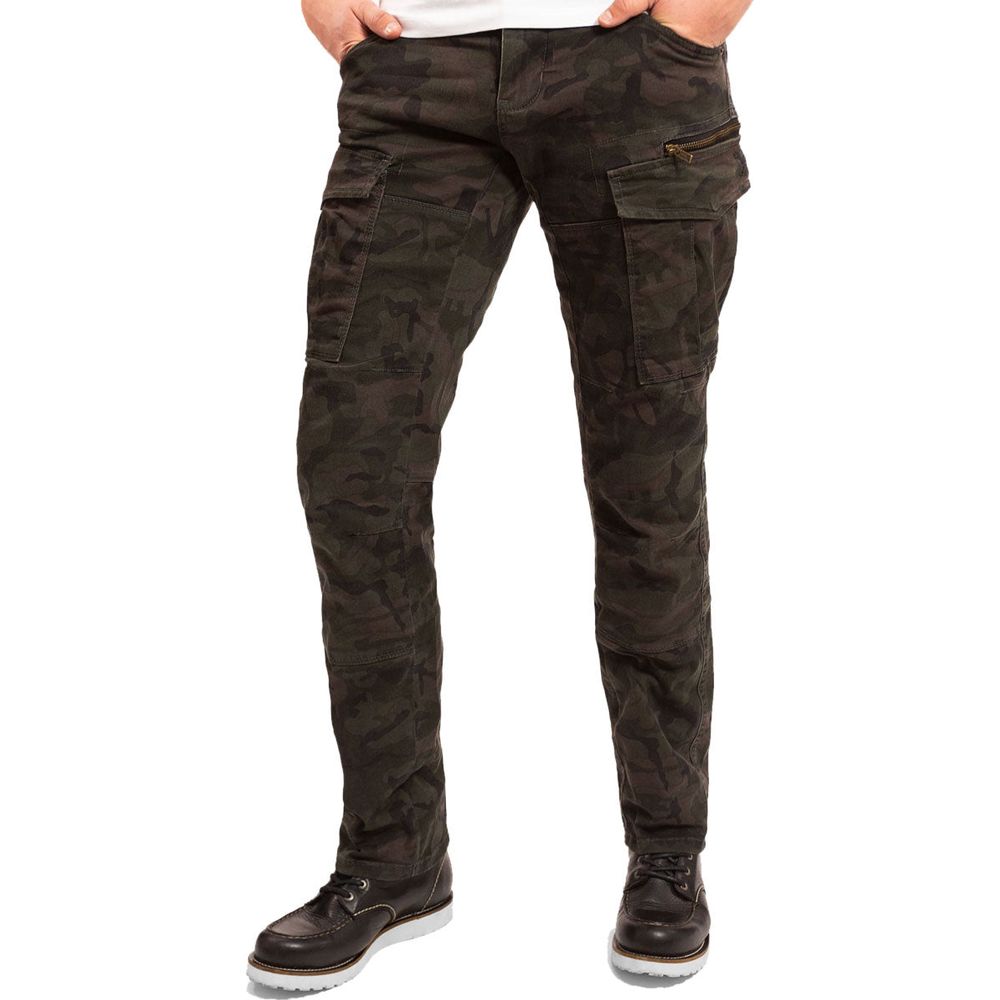 John Doe Stroker Protective Cargo Trouser With XTM Fiber Camouflage Brown FREE 1 YEAR Returns, FREE UK Delivery | ThrottleChimp