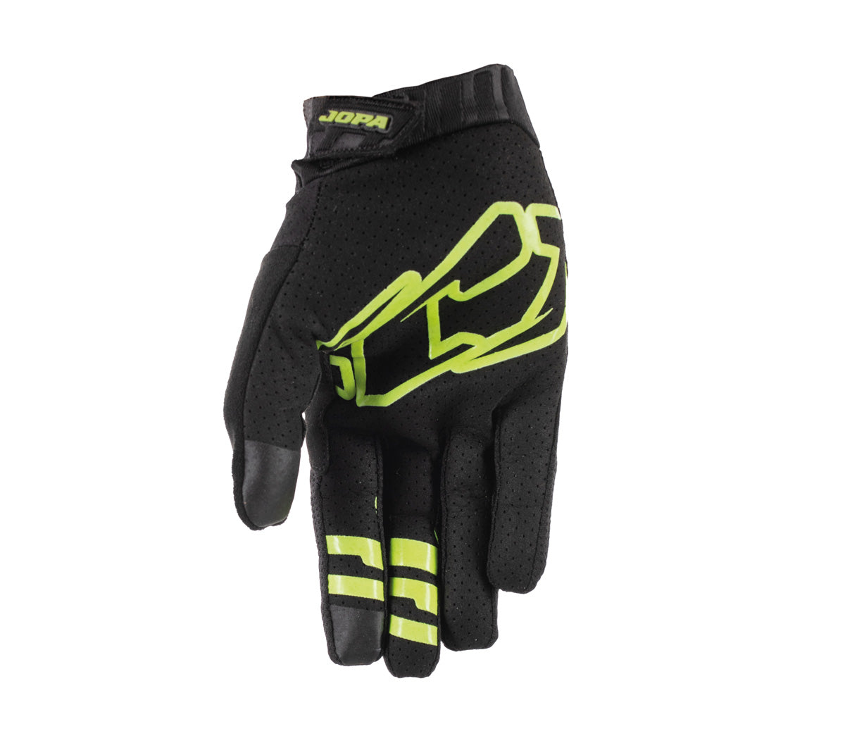 Jopa MTB-10 MX Gloves Black / Fluo Yellow FREE 1 YEAR Returns, FREE UK Delivery | ThrottleChimp