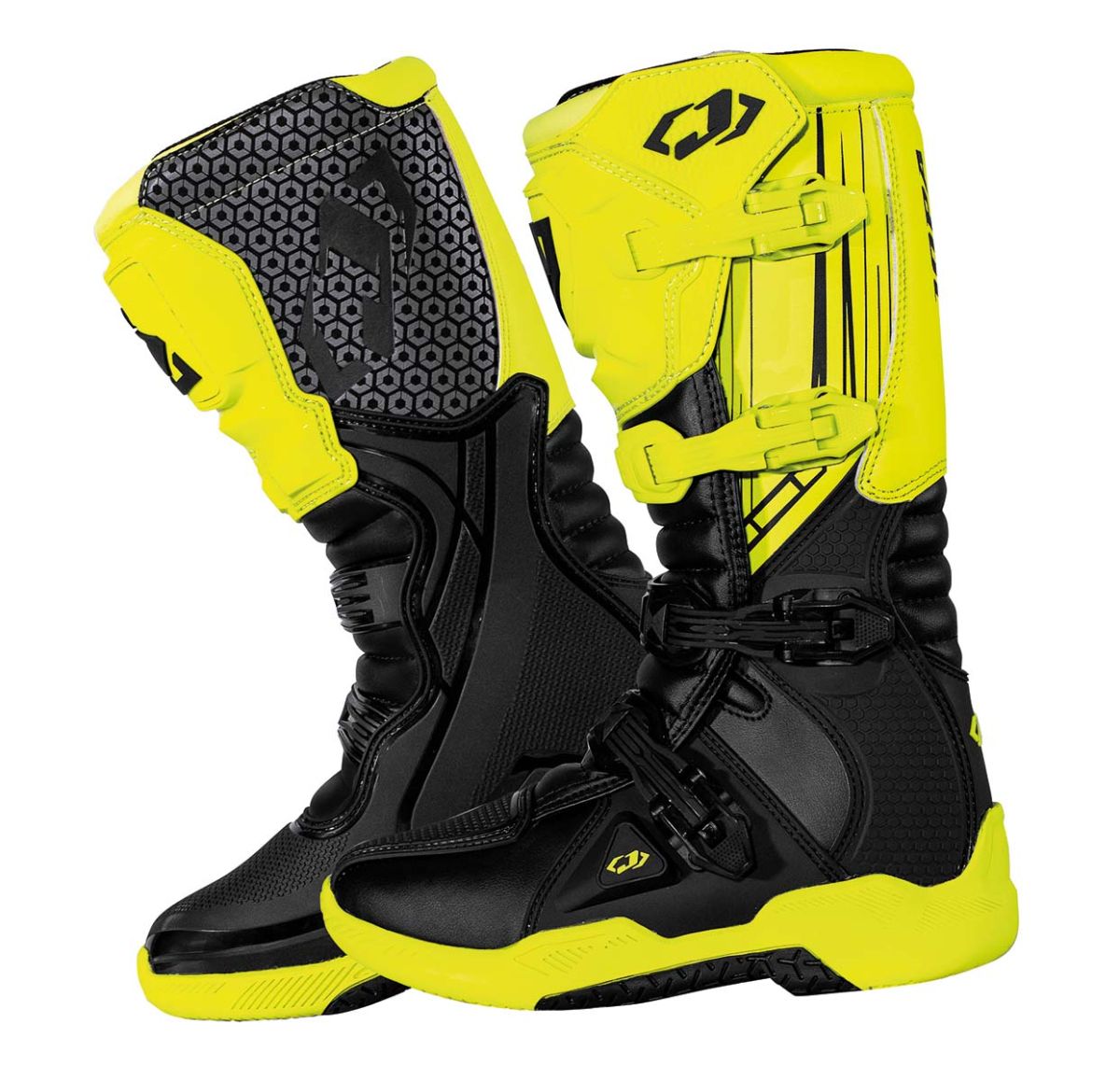 Jopa Forza MX Boots Black / Fluo Yellow FREE 1 YEAR Returns, FREE UK Delivery | ThrottleChimp