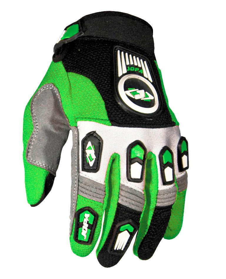 Jopa Legend MX Gloves Black / Green FREE 1 YEAR Returns, FREE UK Delivery | ThrottleChimp