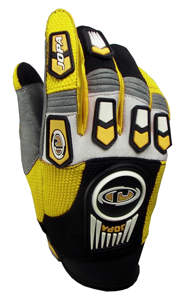 Jopa Legend MX Gloves Black / Yellow FREE 1 YEAR Returns, FREE UK Delivery | ThrottleChimp