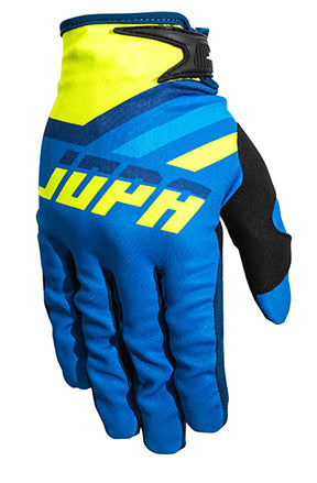 Jopa MX-8 MX Gloves Blue / Fluo Yellow FREE 1 YEAR Returns, FREE UK Delivery | ThrottleChimp