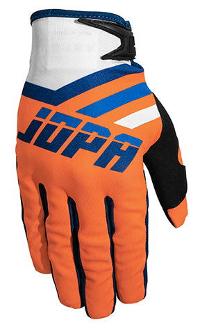 Jopa MX-8 MX Gloves Orange / Blue / White FREE 1 YEAR Returns, FREE UK Delivery | ThrottleChimp