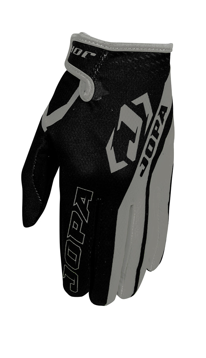 Jopa MX-9 MX Gloves Black / Grey FREE 1 YEAR Returns, FREE UK Delivery | ThrottleChimp