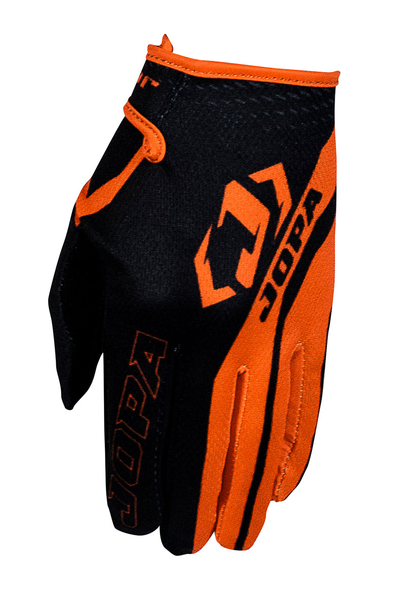 Jopa MX-9 MX Gloves Black / Orange FREE 1 YEAR Returns, FREE UK Delivery | ThrottleChimp