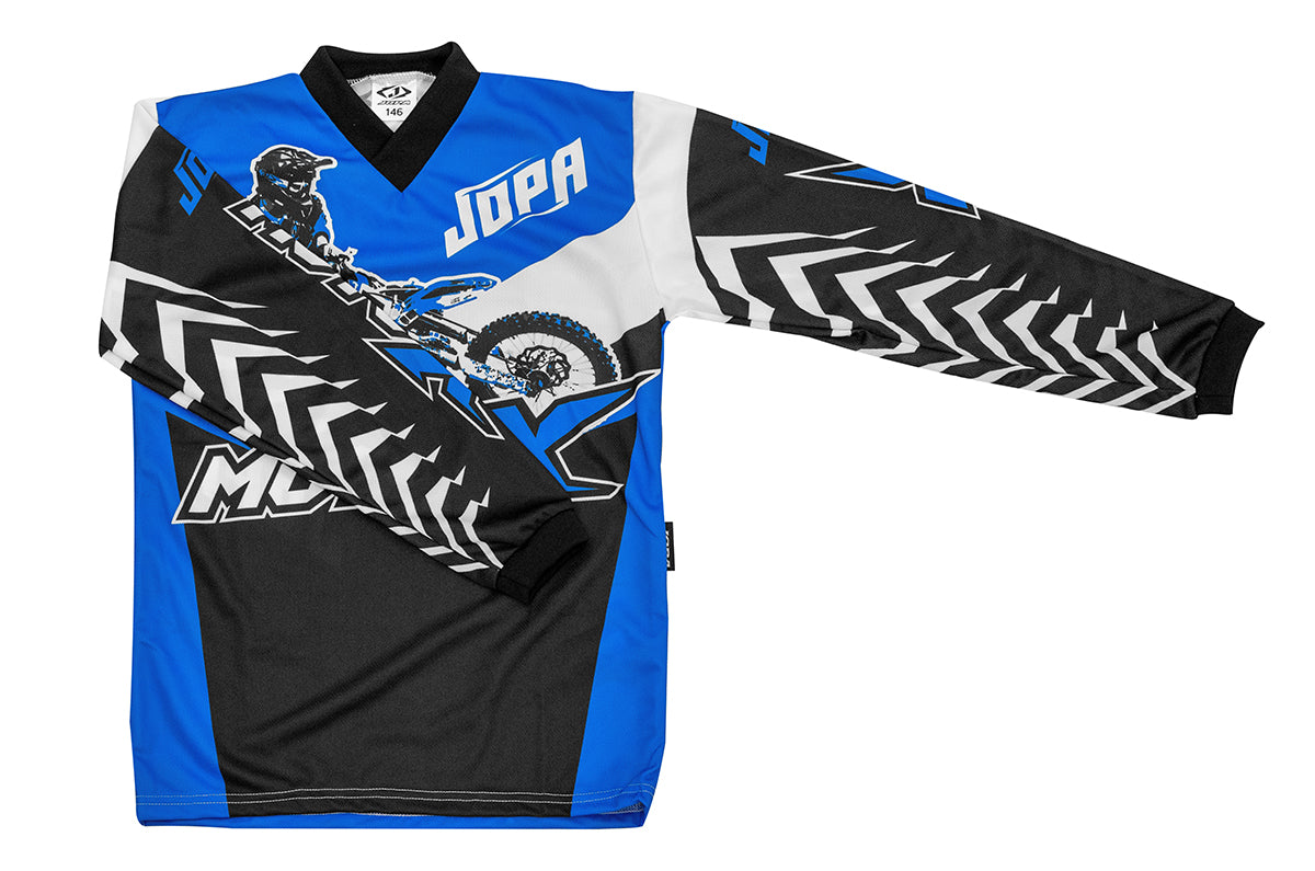 Jopa Moto-X-Baby MX Jersey Blue FREE 1 YEAR Returns, FREE UK Delivery | ThrottleChimp