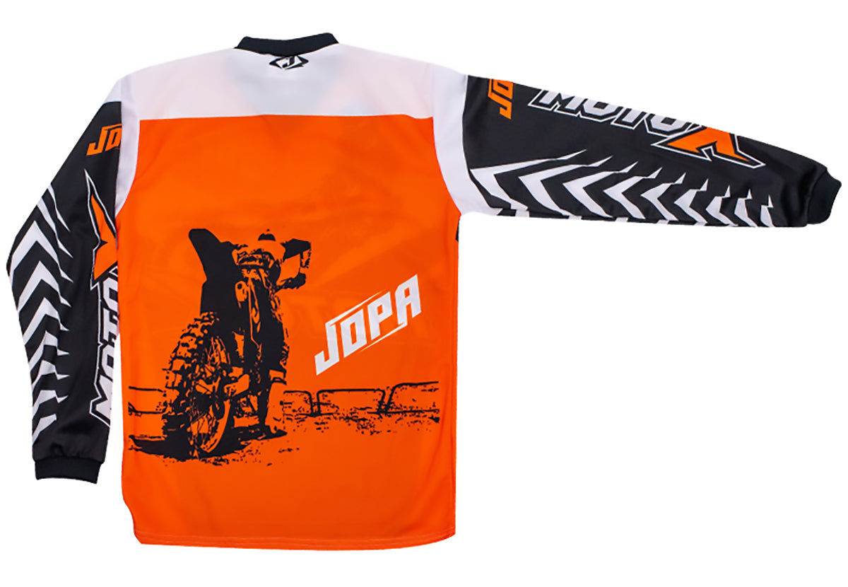 Jopa Moto-X-Baby MX Jersey Orange FREE 1 YEAR Returns, FREE UK Delivery | ThrottleChimp