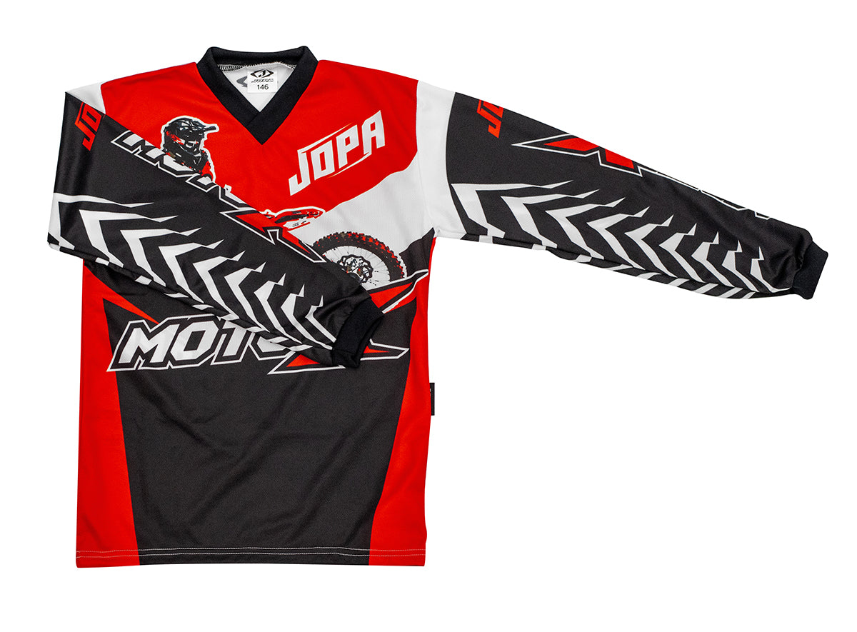 Jopa Moto-X-Baby MX Jersey Red FREE 1 YEAR Returns, FREE UK Delivery | ThrottleChimp