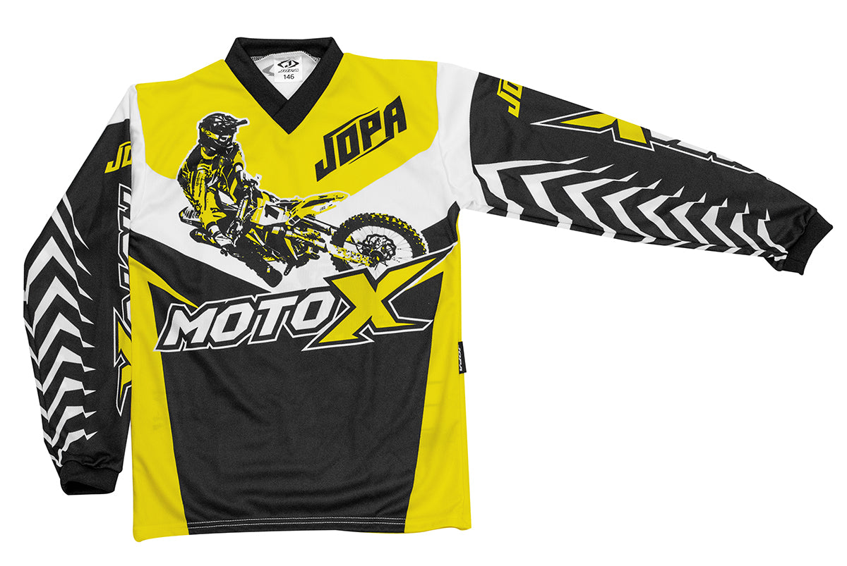 Jopa Moto-X-Baby MX Jersey Yellow FREE 1 YEAR Returns, FREE UK Delivery | ThrottleChimp