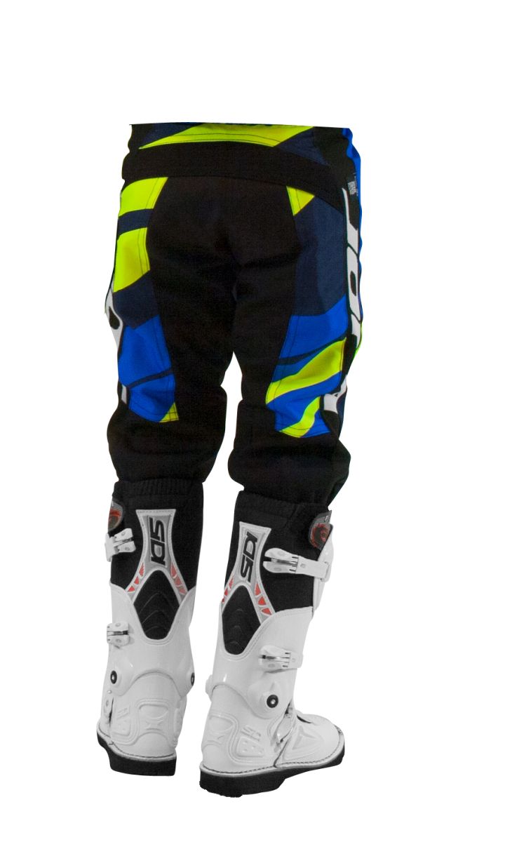 Jopa Moto-X Kids MX Trouser Blue / Neon FREE 1 YEAR Returns, FREE UK Delivery | ThrottleChimp