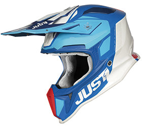 Just1 J18 Pulsar Blue / Red / White FREE 1 YEAR Returns, FREE UK Delivery | ThrottleChimp