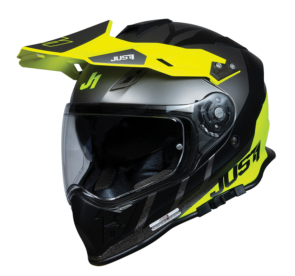 Just1 J34 Pro Outerspace Fluo Yellow / Titanium FREE 1 YEAR Returns, FREE UK Delivery | ThrottleChimp