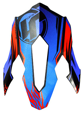 Just1 J12 Dominator Peak Blue / Red FREE 1 YEAR Returns, FREE UK Delivery | ThrottleChimp