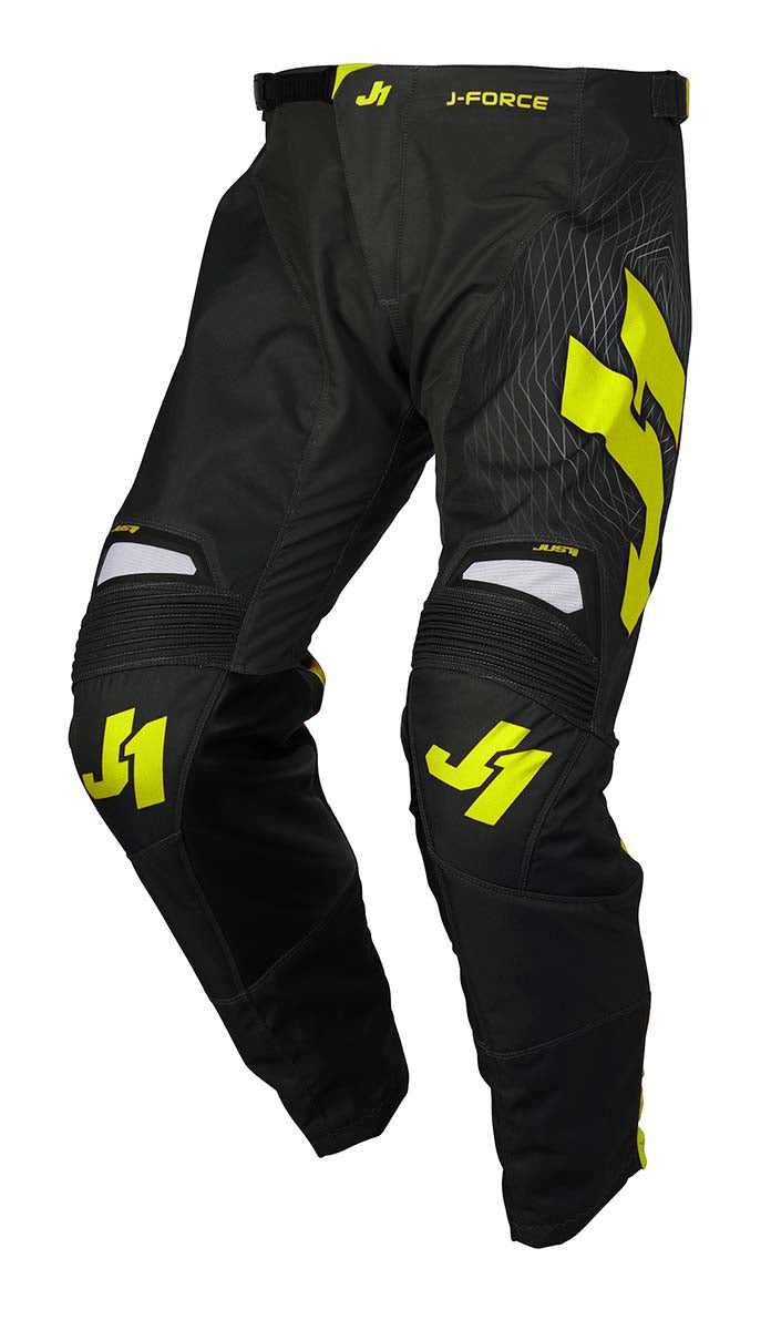 Just1 J-Force MX Trouser Lighthouse Grey / Fluo Yellow FREE 1 YEAR Returns, FREE UK Delivery | ThrottleChimp