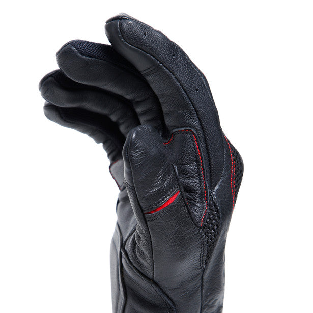 Dainese Karakum Ergo-Tek Magic Connection Summer Leather Gloves Black (Image 6) - ThrottleChimp