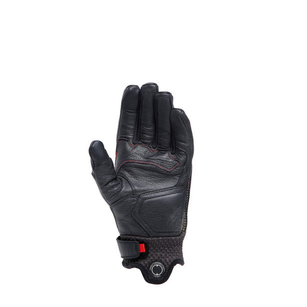 Dainese Karakum Ergo-Tek Magic Connection Summer Leather Gloves Black (Image 3) - ThrottleChimp