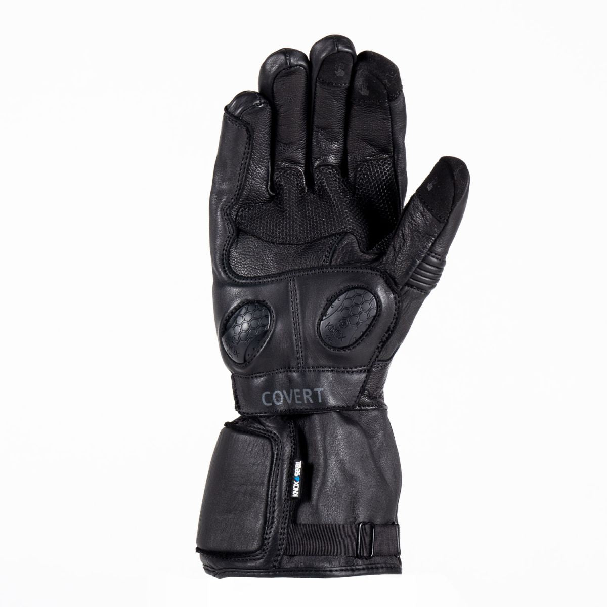 Knox Covert MK3 Leather Gloves Black FREE 1 YEAR Returns, FREE UK Delivery | ThrottleChimp